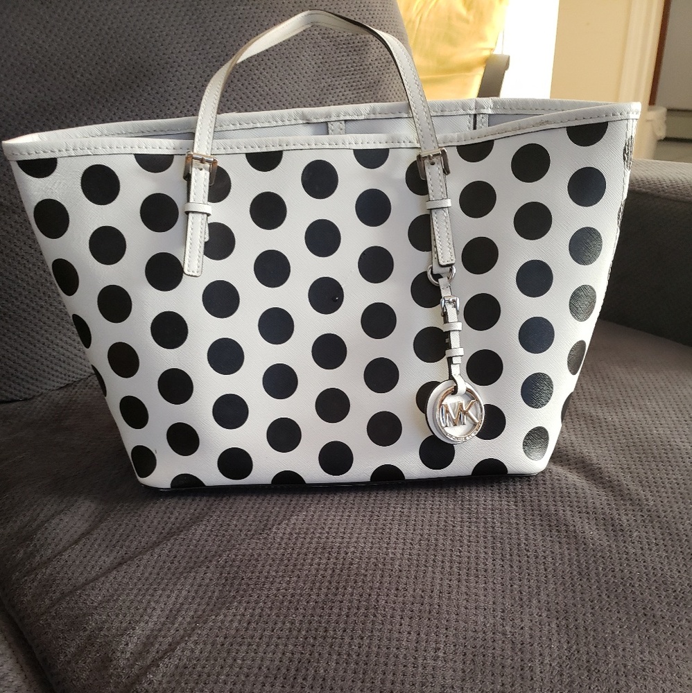 Michael Kors Polka Dot Tote Bag